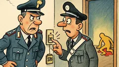 Barzelletta: Capitano e maresciallo, luce e volt