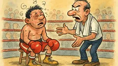 Barzelletta: Un pugile sul ring le prende