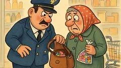 Barzelletta: Renza Lappa ruba caramelle al supermarket