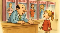 Barzelletta: Bambina entra in negozio per Barbie