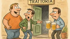 Barzelletta: Marco al bar sbotta 'Nun t’allargà'