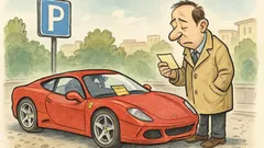 Barzelletta: Mio zio parcheggia una Ferrari