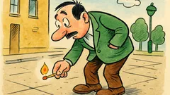 Barzelletta: Un tizio trova un fiammifero