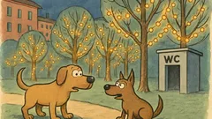 Barzelletta: Due cani a Milano, Natale