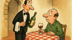 Barzelletta: il cameriere porta il vino…