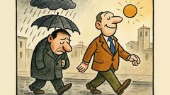 Barzelletta: Un pessimista incontra solo belle sorprese, ma...