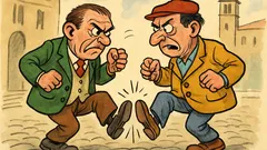 Barzelletta: I due venivano alle mani... coi piedi