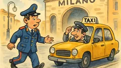 Barzelletta: Un carabiniere avverte: «A Milano si vola»
