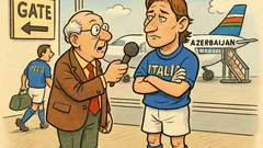 Barzelletta: La Nazionale all’aeroporto per Baku
