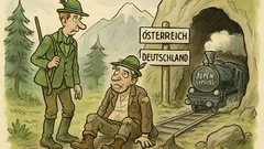 Barzelletta: Nei boschi al confine un cacciatore