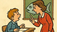 Barzelletta: Pierino e il pesce che cresce