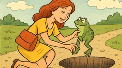 Barzelletta: Una donna salva una rana parlante