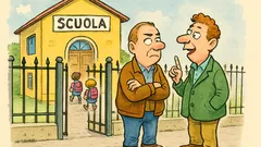 Barzelletta: Due americani fuori da scuola…