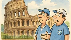 Barzelletta: Due laziali al Colosseo