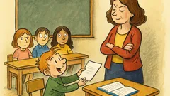 Barzelletta: In classe la maestra assegna un tema