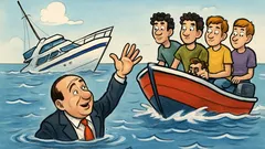 Barzelletta: Berlusconi naufraga con lo yacht