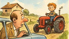 Barzelletta: Un signore chiede del papà