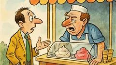 Barzelletta: Un signore chiede un gelato...