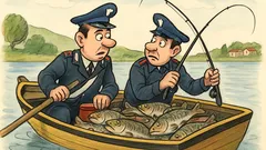 Barzelletta: due carabinieri vanno a pescare