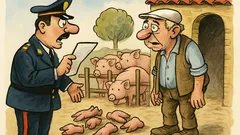 Barzelletta: Incriminato allevatore di suini...