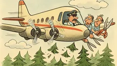 Barzelletta: Il capitano McKenzie vola in Canada