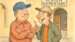 Barzelletta: Due americani fuori dalla scuola