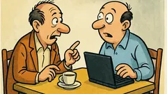 Barzelletta: Due uomini parlano di email