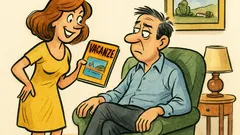 Barzelletta: Lei: «Amore, vacanza intelligente?»