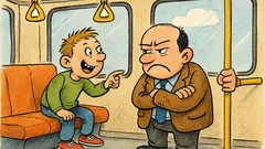 Barzelletta: Sull'autobus un bimbo prende in giro