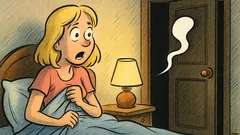 Barzelletta: Una bionda sente un rumore di notte