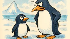 Barzelletta: Un pinguino va dal papà…