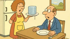 Barzelletta: Mia moglie cucina piatti che si sciolgono