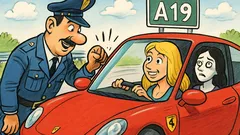 Barzelletta: Autovelox becca Ferrari a 19 km/h