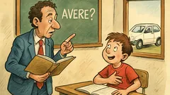 Barzelletta: Pierino, dimmi il gerundio di avere