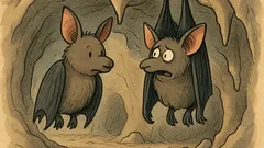 Barzelletta: Dentro una grotta, due pipistrelli parlano...
