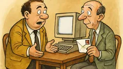 Barzelletta: Due amici parlano di posta elettronica