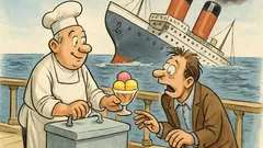 Barzelletta: Che gelati servono sul Titanic?