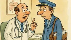 Barzelletta: Un postino con la diarrea dal medico