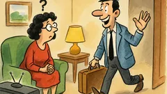 Barzelletta: Moglie: ti va una bella serata?