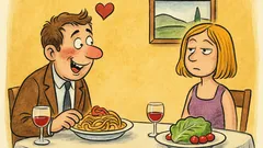 Barzelletta: Ero innamorato cotto, lei cruda