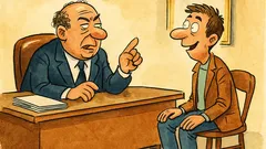 Barzelletta: al colloquio di lavoro il direttore…