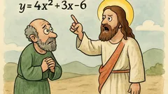 Barzelletta: Gesù annuncia una parabola matematica
