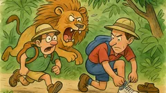 Barzelletta: Due turisti nella giungla corrono