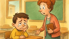 Barzelletta: Il piccolo Antonio arriva a scuola