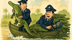 Barzelletta: due carabinieri vogliono scarpe di coccodrillo