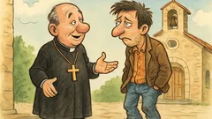 Barzelletta: Un uomo va dal prete