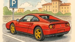 Barzelletta: Mio zio lascia la Ferrari al parcheggio