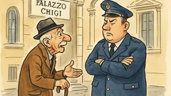 Barzelletta: Un vecchietto a Palazzo Chigi...