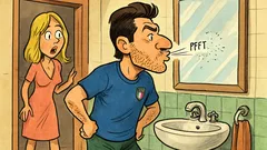 Barzelletta: Ilary sente sputi dal bagno