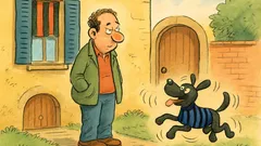 Barzelletta: Ho un cane interista, sai?